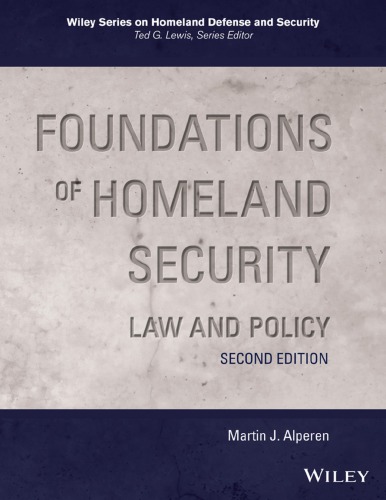Foundations Of Homeland Security 2nd Edition Alperen Martin J