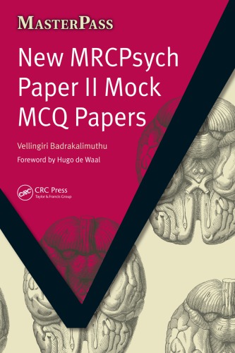 New Mrcpsych Paper Ii Mock Mcq Papers Badrakalimuthu Vellingiri