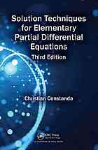 Solution Techniques For Elementary Partial Differential Equations Third Edition Constanda