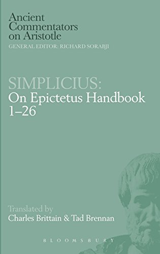 Simplicius On Epictetus Handbook 126 Charles Brittain Tad Brennan