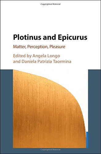 Plotinus And Epicurus Matter Perception Pleasure Angela Longo