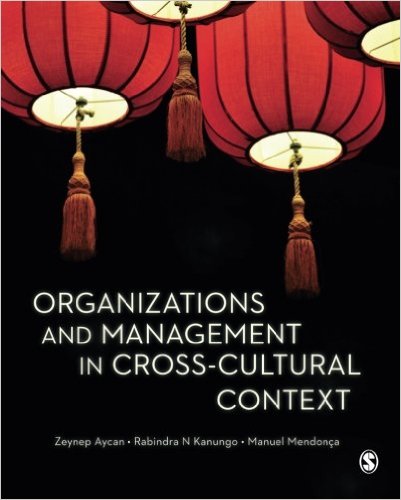 Organizations And Management In Crosscultural Context 1st Edition Zeynep Aycan