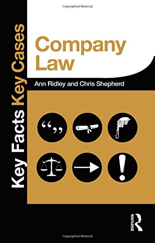 Company Law 1st Edition Chris Shepherd Ann Ridley