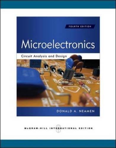 Microlectronics Circuit Analysis And Design 4th International Edition Donald A Neamen
