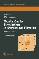 Monte Carlo Simulation In Statistical Physics An Introduction 3rd Edition Binder