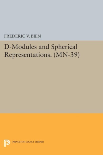 Dmodules And Spherical Representations Frederic V Bien