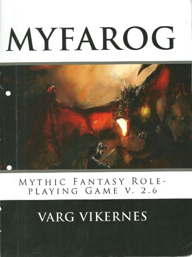 Myfarog Mythic Fantasy Roleplaying Game Rpg V26 Varg Vikernes