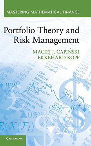 Portfolio Theory And Risk Management 1st Edition Maciej J Capiski