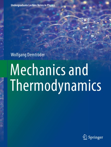 Mechanics And Thermodynamics Wolfgang Demtrder
