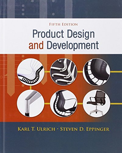 Product Design And Development 5th Edition Karl T Ulrich Steven D Eppinger