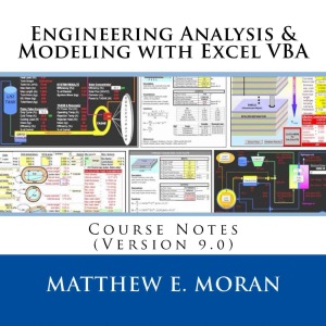 Engineering Analysis Modeling With Excel Vba Version 90 9th Edition Matthew E Moran