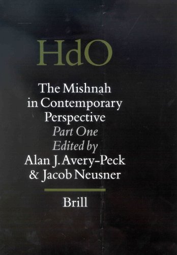 The Mishnah In Contemporary Perspective Pt 1 Handbook Of Oriental Studieshandbuch Der Orientalistik Alan Averypeck