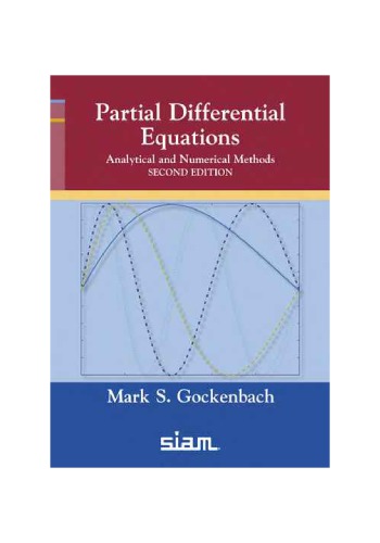 Partial Differential Equations Analytical And Numerical Methods Second Edition Mark S Gockenbach