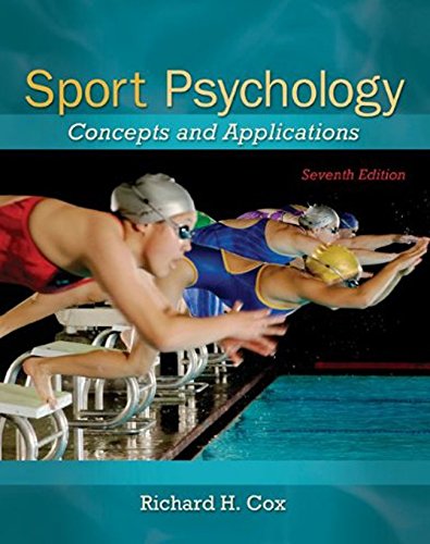 Sport Psychology Concepts And Applications 7th Edition Richard H Cox