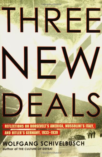 Three New Deals Reflections On Roosevelts America Mussolinis Italy And Hitlers Germany 19331939 1st Wolfgang Schivelbusch