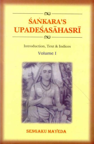 Sankaras Upadesasahasri 2006th Edition Sengaku Mayeda
