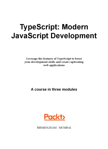 Typescript Modern Javascript Development Remo H Jansen Vilic Vane