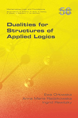 Dualities For Structures Of Applied Logics Ewa Orlowska Anna Maria Radzikowska