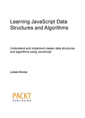Learning Javascript Data Structures Algorithms Loiane Groner