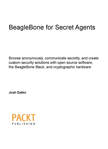 Beaglebone For Secret Agents Josh Datko