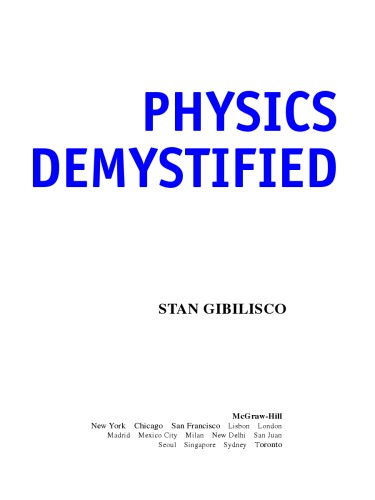Physics Demystified Stan Gibilisco
