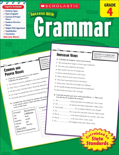Scholastic Success With Grammar Grade 4 Scholastic