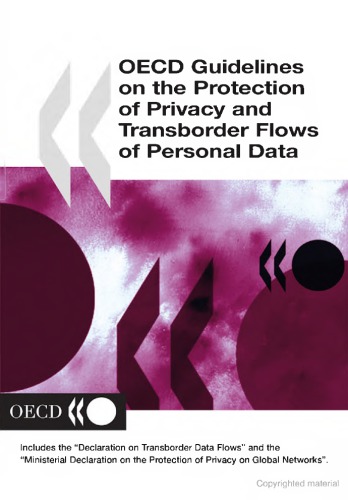 Oecd Guidelines On The Protection Of Privacy And Transborder Flows Of Personal Data Coll