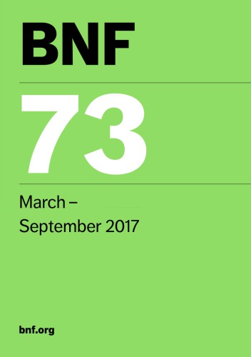 British National Formulary Bnf 73 Joint Formulary Committee 73 September March 2017 73rd Coll
