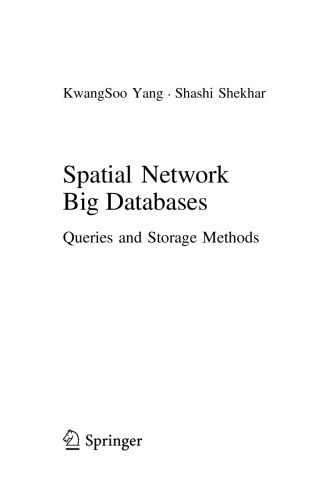 Spatial Network Big Databases Queries Storage Methods Kwangsoo Yang