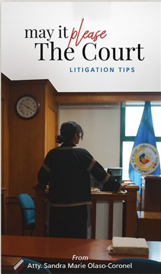 May It Please The Court Sandra Marie Olasocoronel