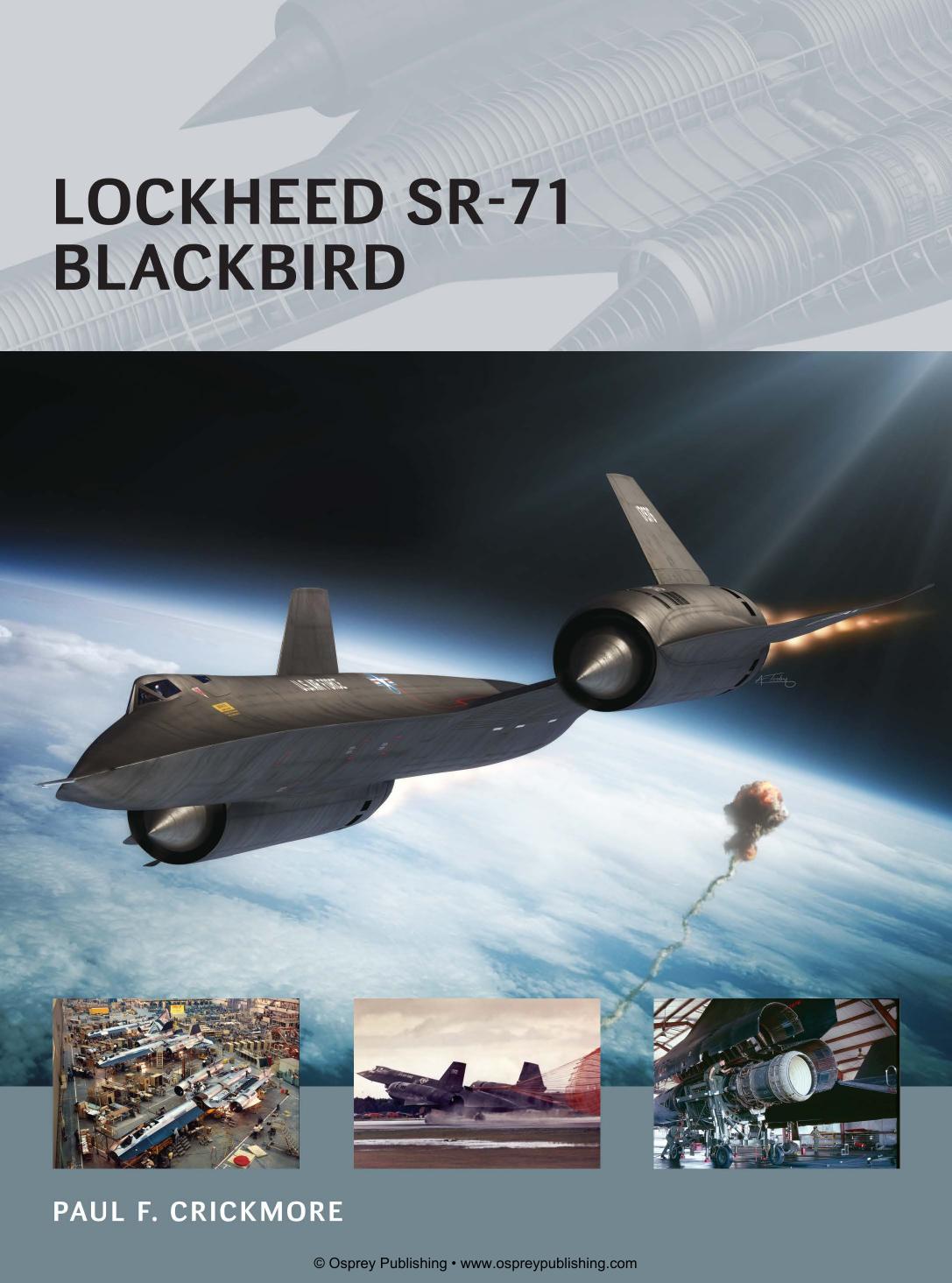 Lockheed Sr71 Blackbird 1st Edition Paul Crickmore