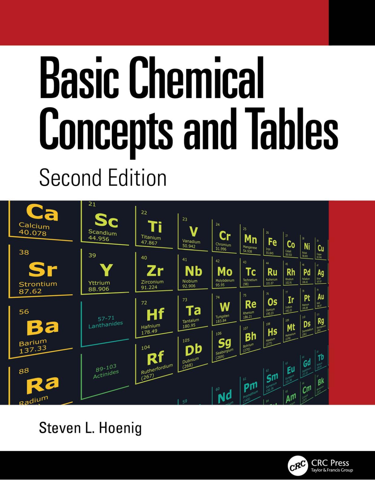 Basic Chemical Concepts And Tables 2nd Edition 2nd Steven L Hoenig