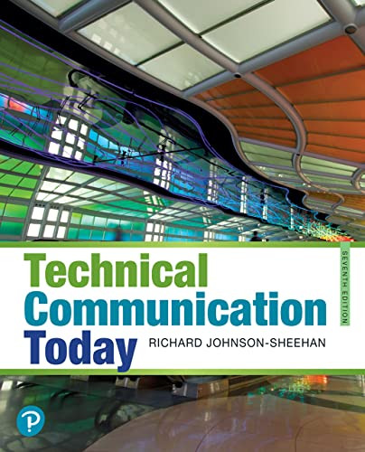 Technical Communication Today 7th Edition Johnsonsheehan Richard