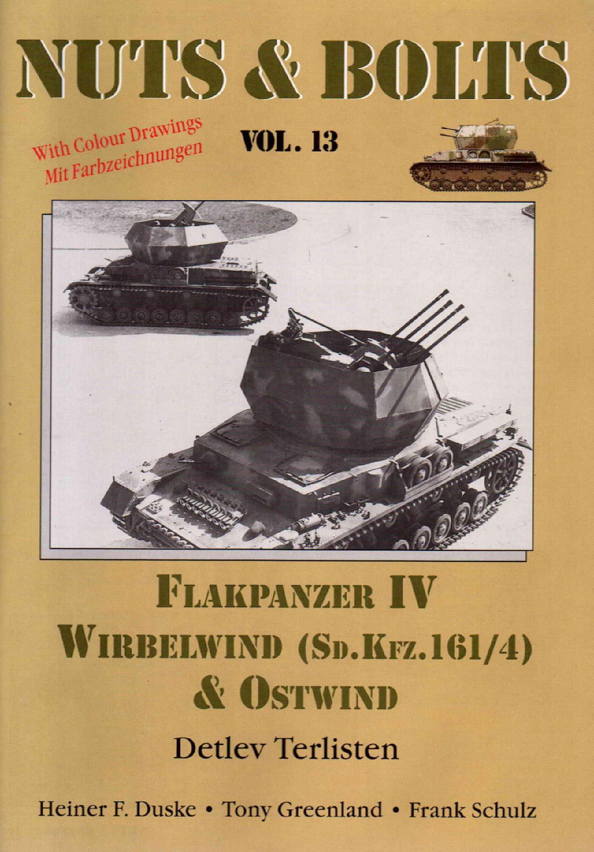 Flakpanzer Iv Wirbelwind Sdkfz1614 Ostwind 1st Edition Detlev Terlisten