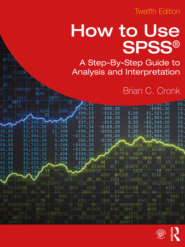 How To Use Spss Brian C Cronk