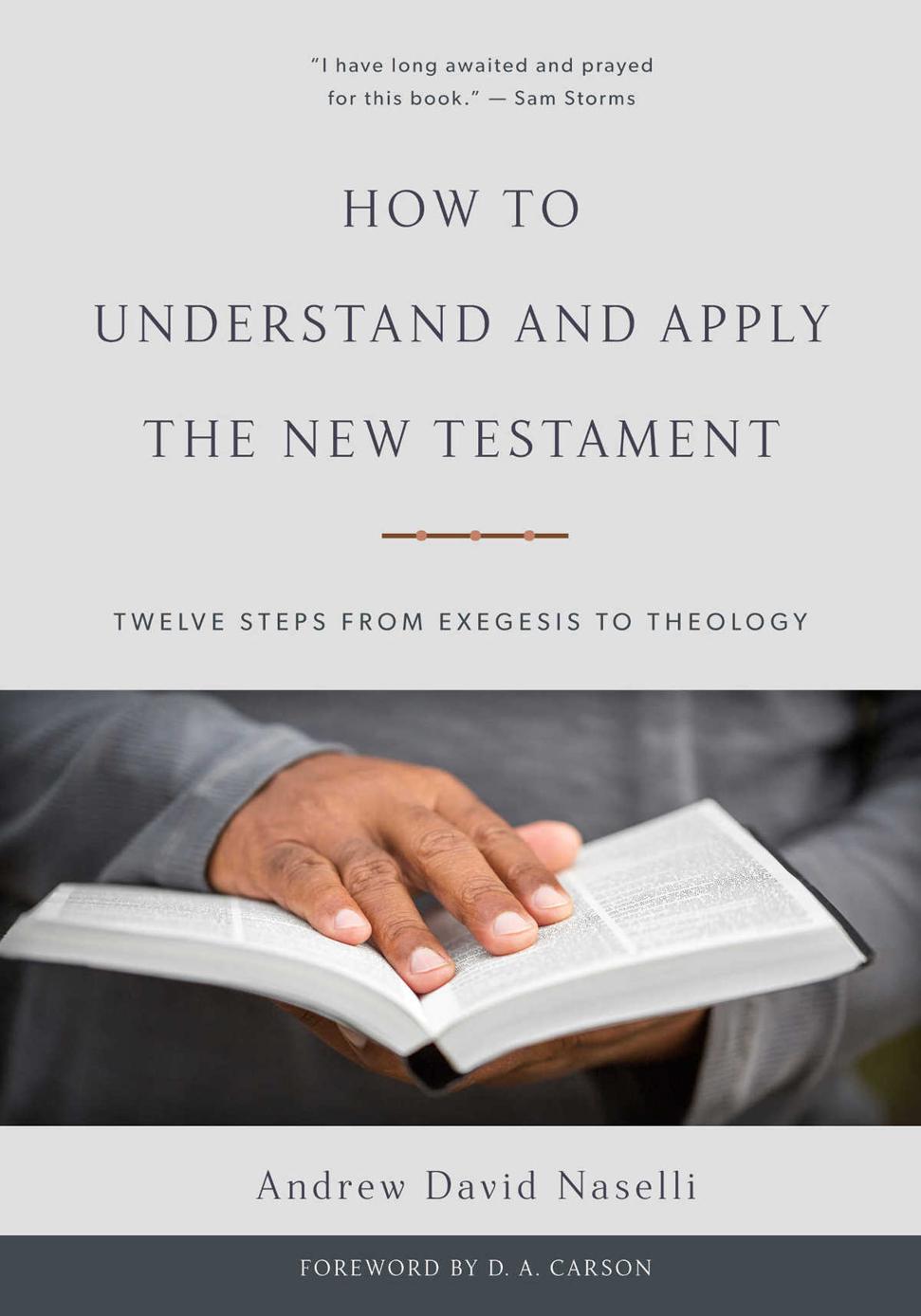 How To Understand And Apply The New Testament Twelve Steps From Exegesis To Theology Andrew David Naselli