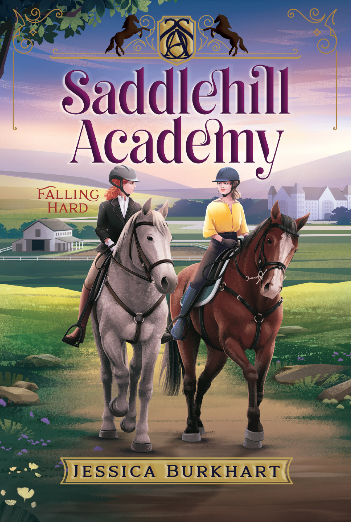 Falling Hard Saddlehill Academy 3 1st Edition Jessica Burkhart