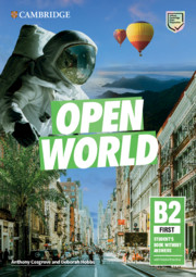 Open World B2 First 1st Edition Anthony Cosgrove Deborah Hobbs