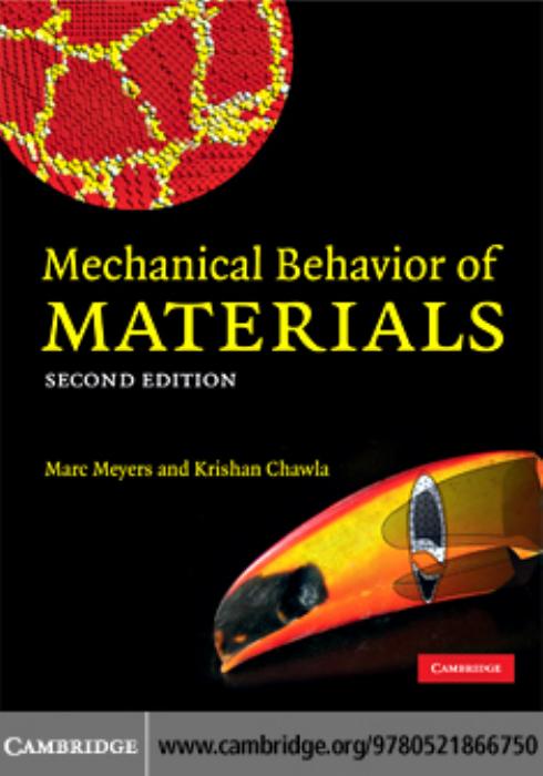 Mechanical Behavior Of Materials 2nd Edition Meyers Marc Andr