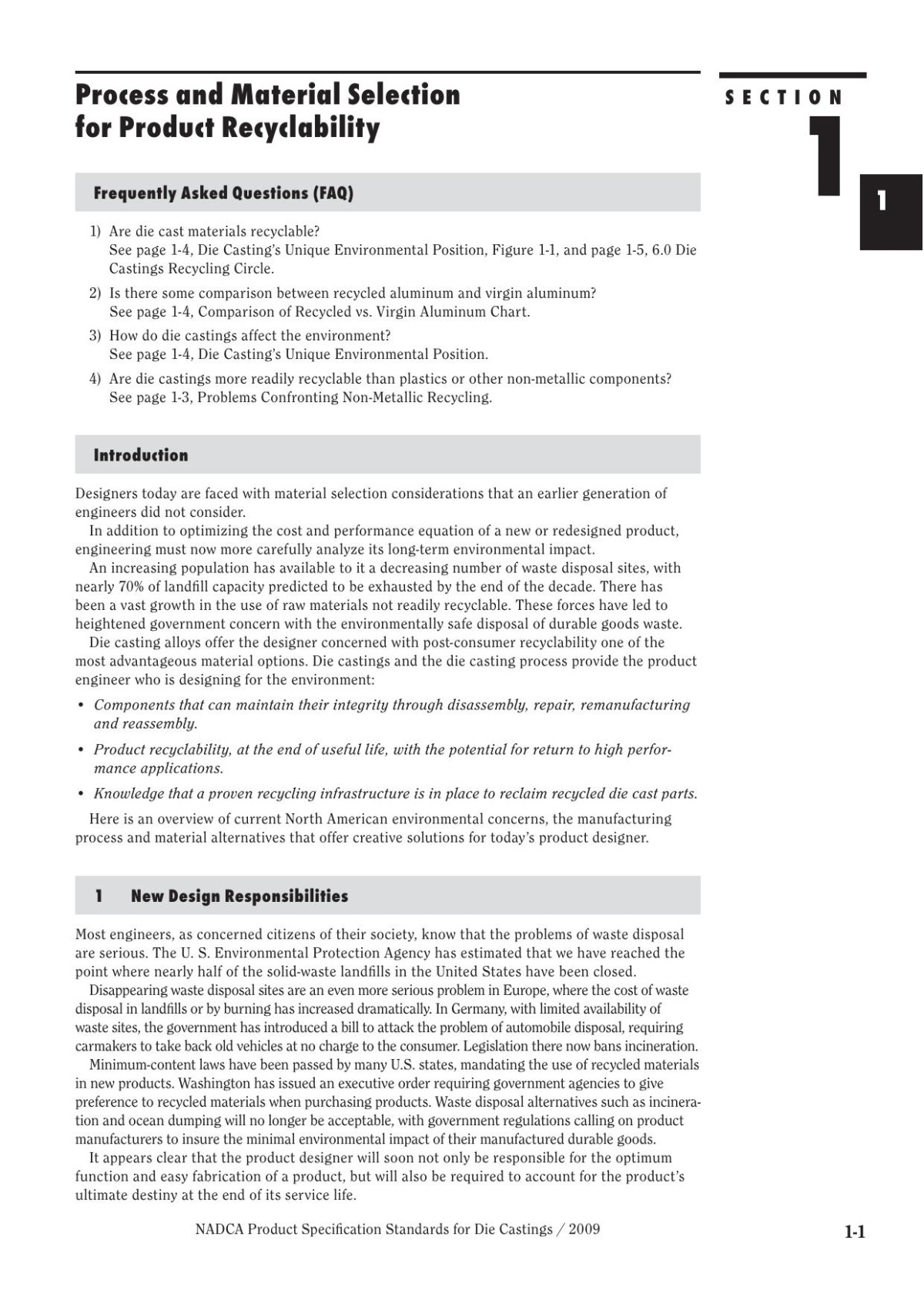 Nadca Product Specification Standards For Die Castings Nadca