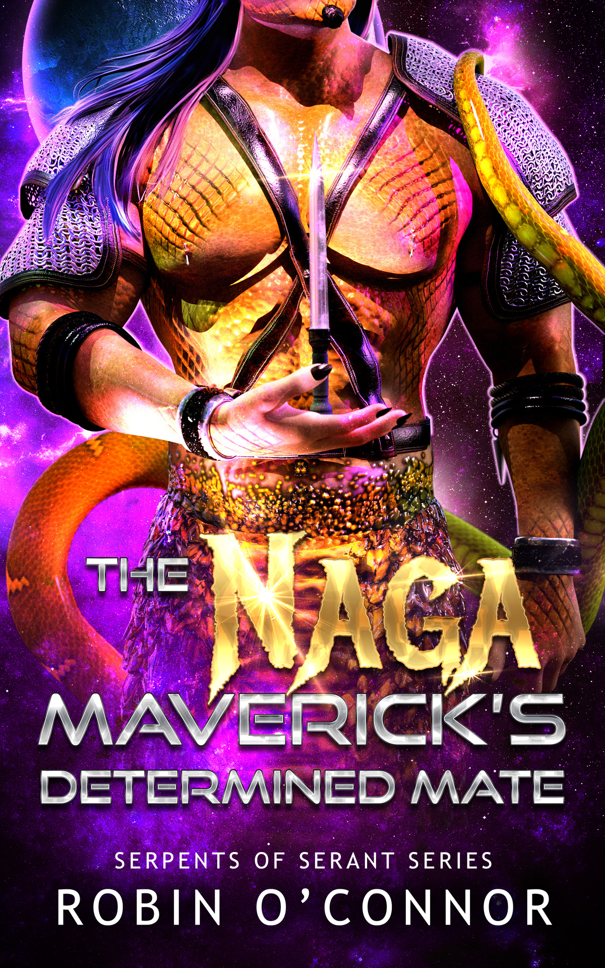 The Naga Mavericks Determined Mate A Scifi Monster Romance Serpents Of Serant Book 4 Robin Oconnor