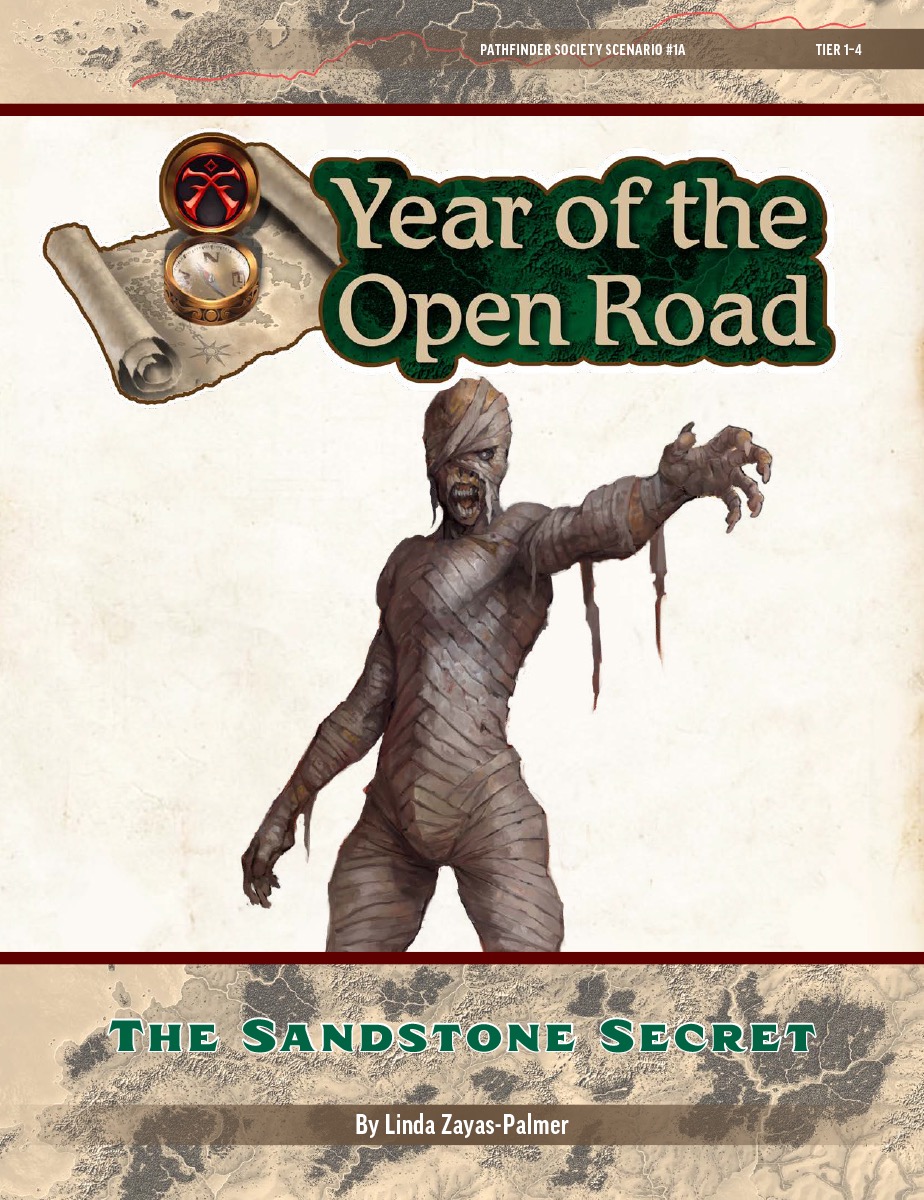 Pathfinder Society Quest 1 The Sandstone Secret Linda Zayaspalmer