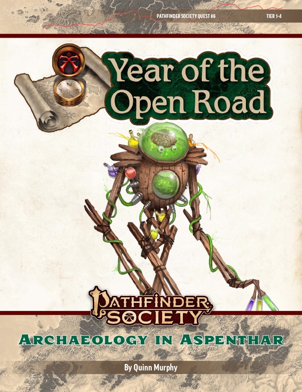 Pathfinder Society Quest 6 Archaeology In Aspenthar Quinn Murphy