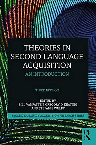 Theories In Second Language Acquisition An Introduction 3rd Edition Bill Vanpatten