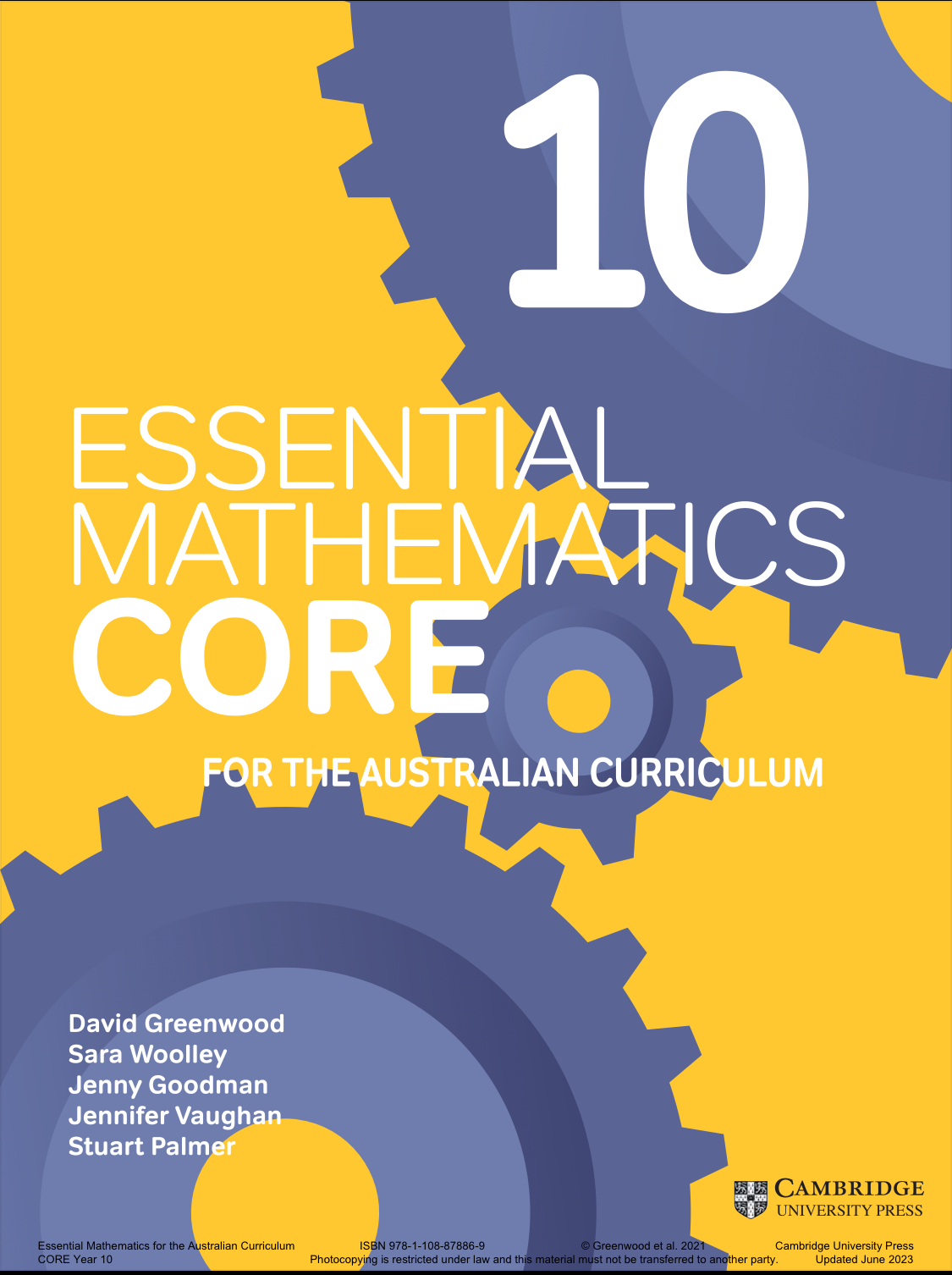Essential Mathematics Core For The Australian Curriculum Year 10 Greenwood