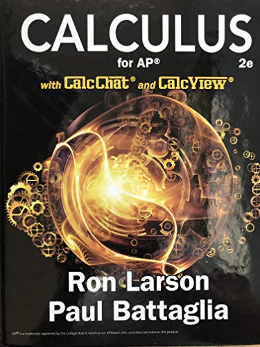 Calculus For Ap 2nd Edition 2nd Larson