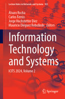 Information Technology And Systems Icits 2024 Volume 2 Lvaro Rocha