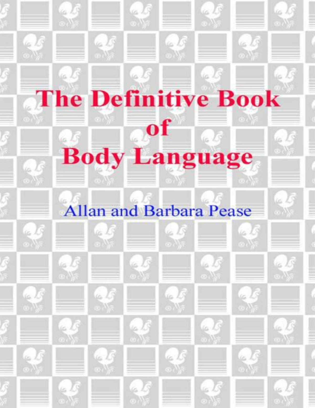 The Definitive Book Of Body Language Pease Barbara Pease Allan