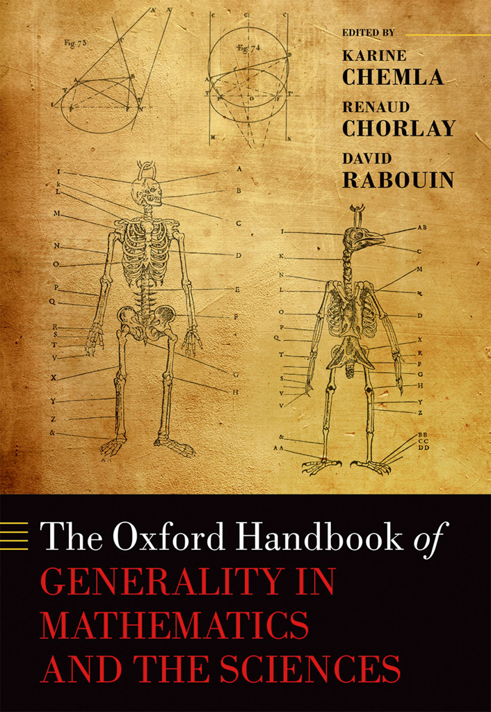 The Oxford Handbook Of Generality In Mathematics And The Sciences Karine Chemlarenaud Chorlaydavid Rabouin