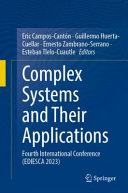 Complex Systems And Their Applications Fourth International Conference Ediesca 2023 Eric Camposcantn